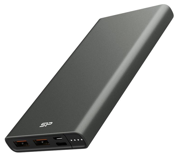 Silicon Power QP60 10000mAh, tytanowy - 581803 - zdjęcie 2